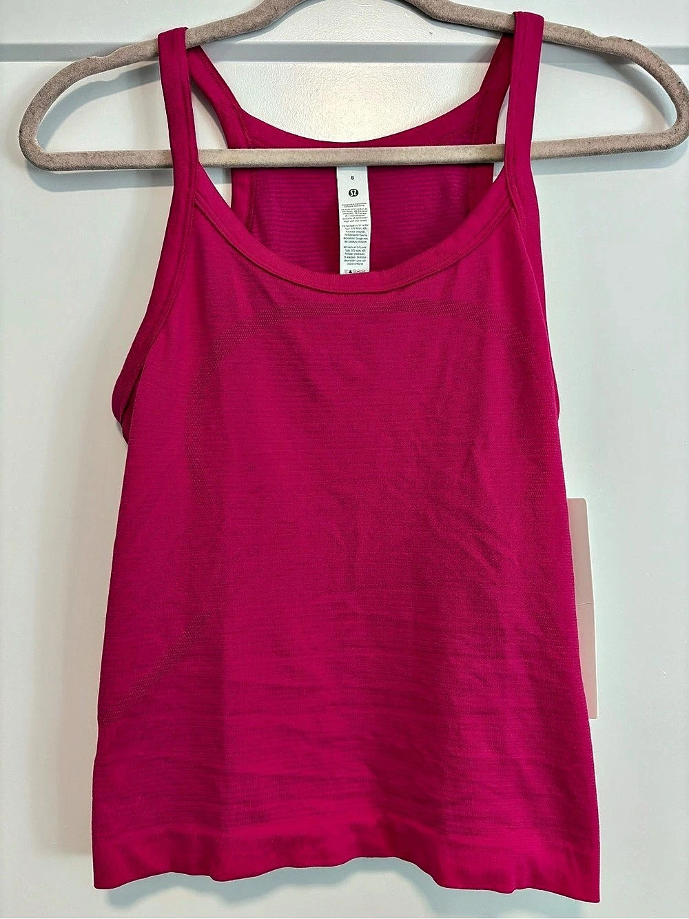 lululemon Swiftly Cami Tank Top Racerback Pink Small